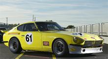 Datsun 240Z 1973. Motor: Rak 6:a (från 280 Z), 210 hk.