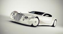 Bentley Luxury Concept, läckra linjer i datorn.