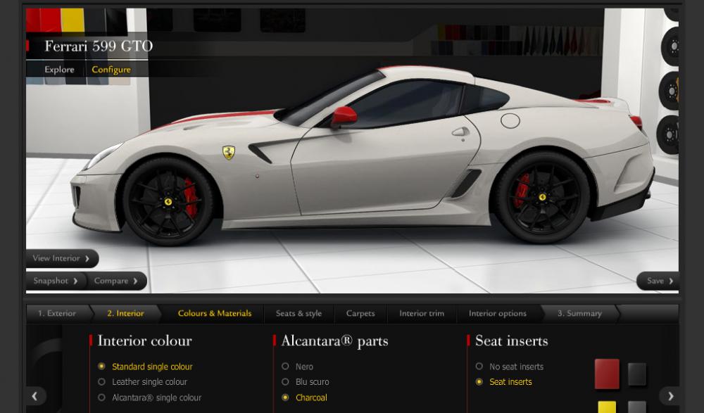 Skapa din egen Ferrari 599 GTO