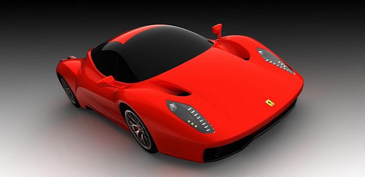 Renderingar av Ferrari F70