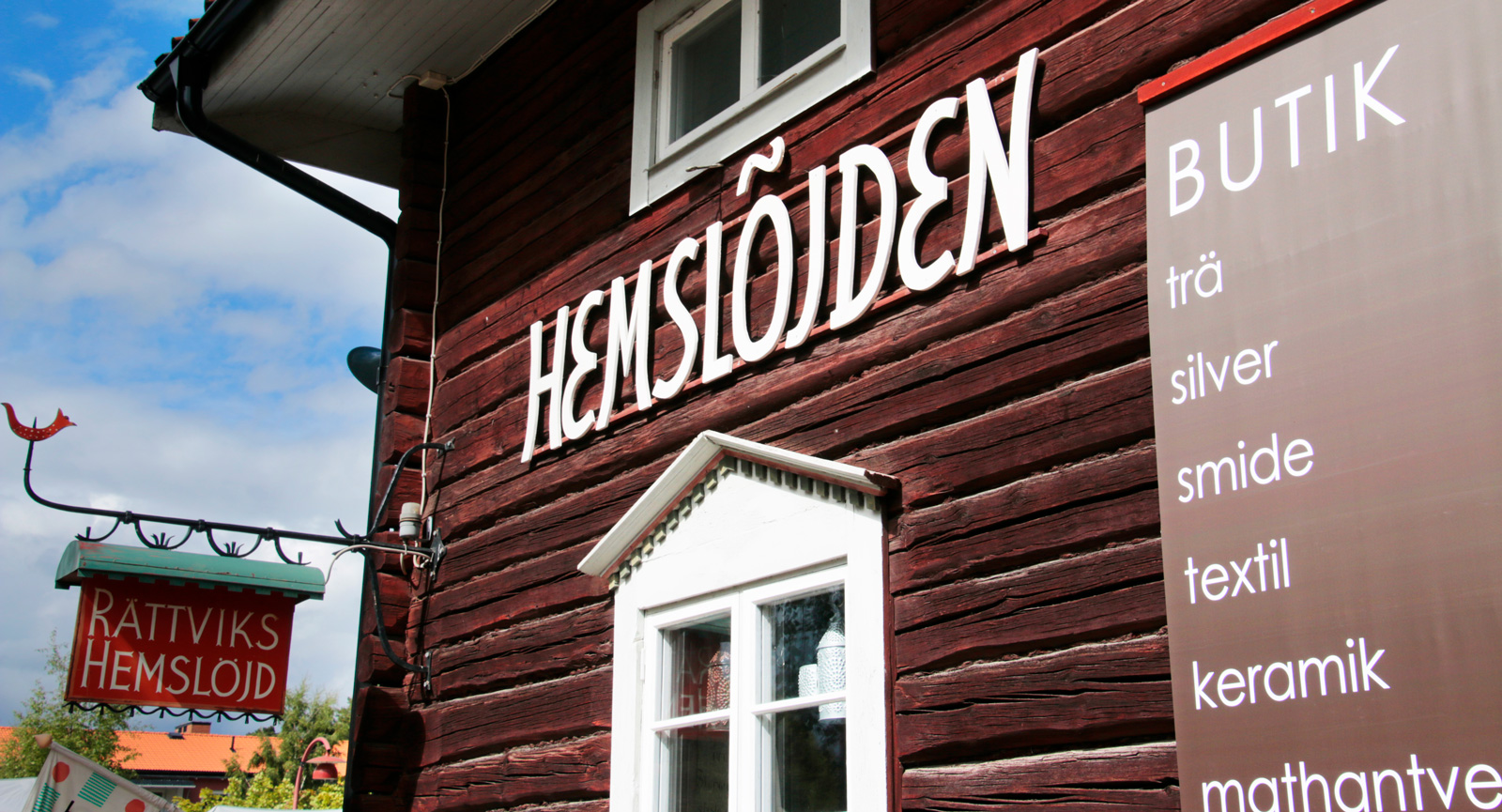 Missa inte att besöka hemslöjdsbutikerna i Leksand och Rättvik, med hantverk i mängd.