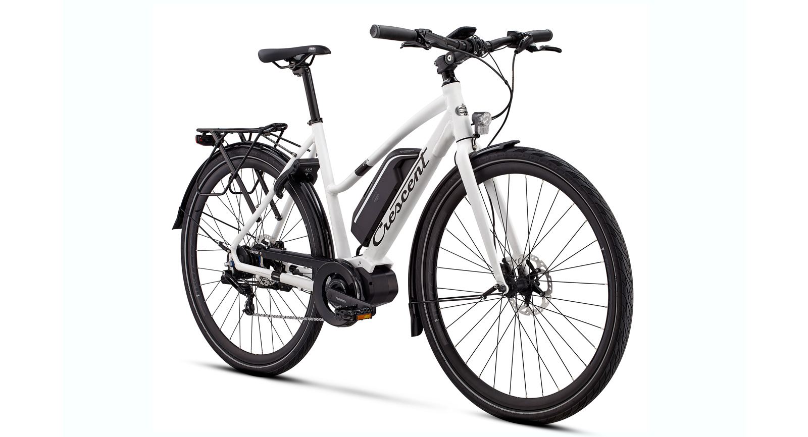 El-hybrid för pendlaren. Sportig arbetshäst med centermotor. Crescent Elta 11-vxl.
