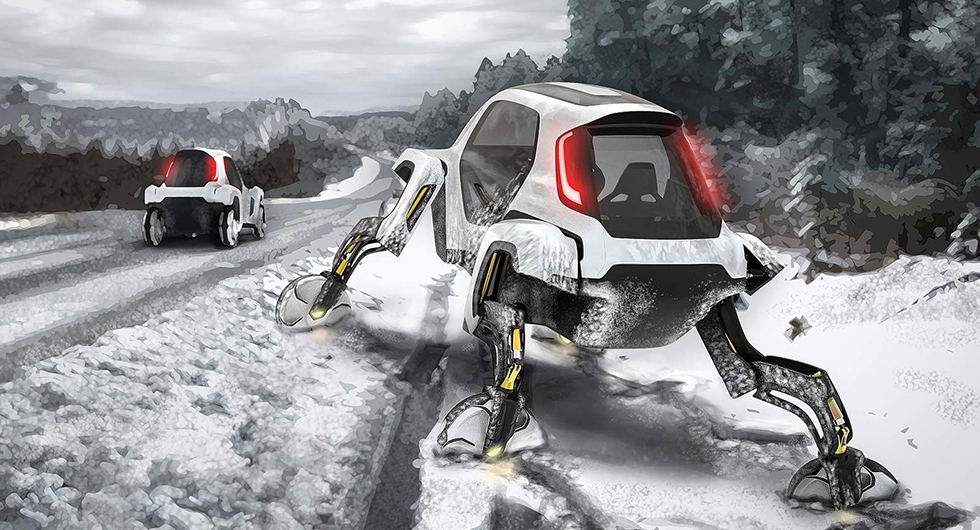 Hyundai Elevate kravlar dit inga bilar når