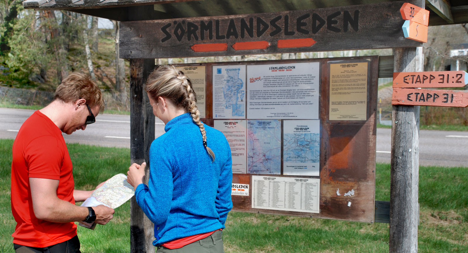 Informationstavlorna vid etappernas början är bra att slå ett getöga på innan man påbörjar vandringen. Ett bra tips är att ta ett foto med telefonen på viktig info.
