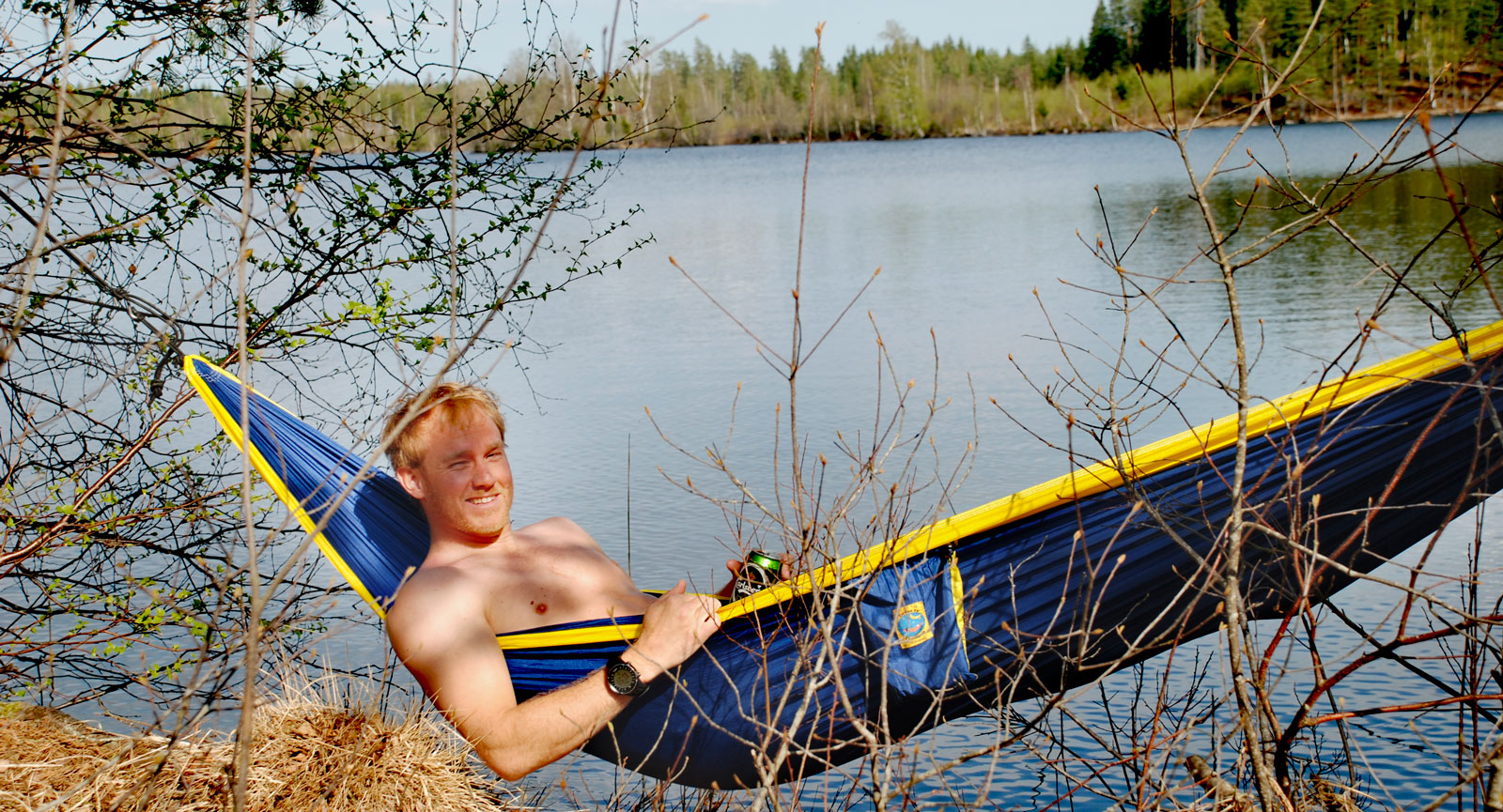 Efter man har vandrat förtjänar man att ta det lugnt. Frågor
på det?