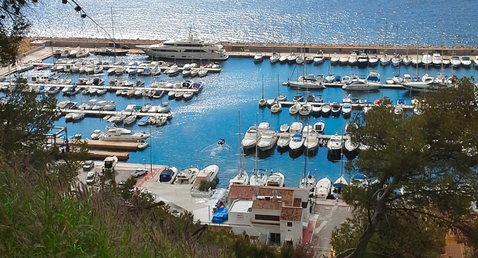 Vacker utsikt i Gudalest, Spanien.