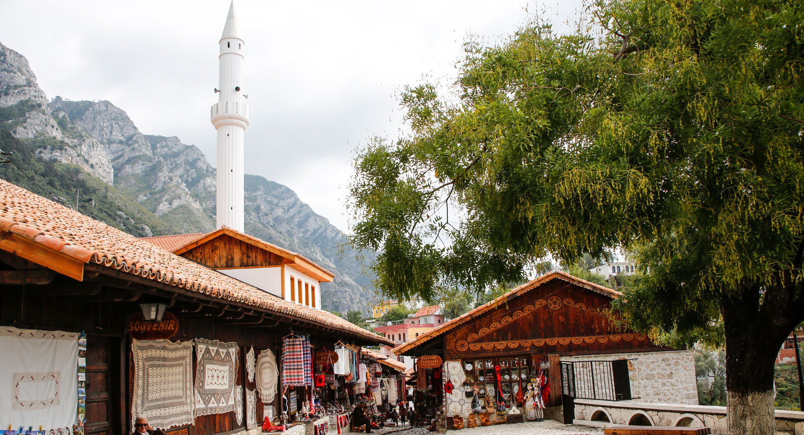 Basaren i Kruja.