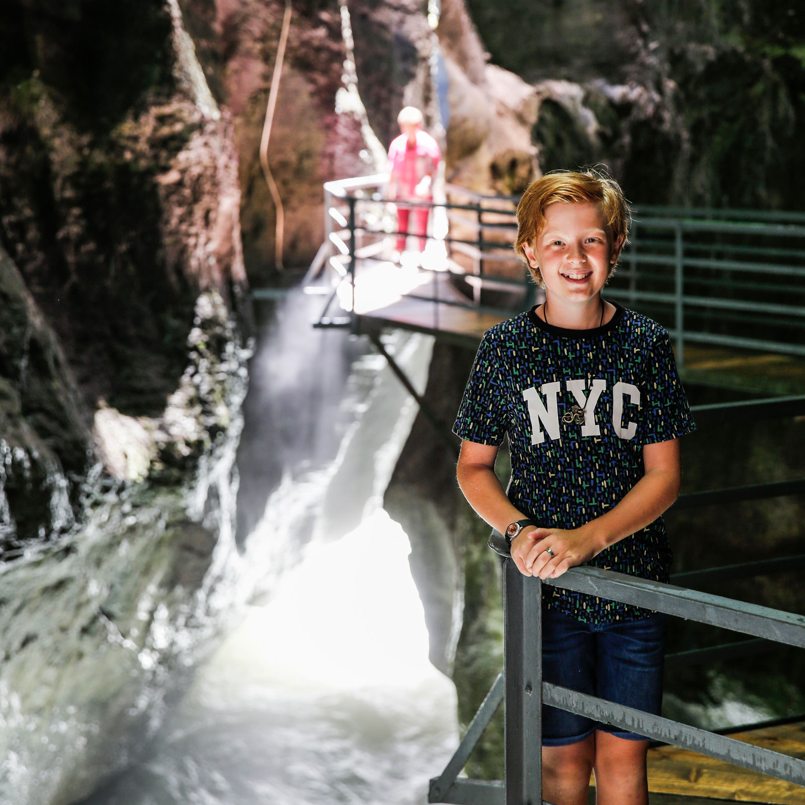 Kalle 12 år älskar utmaningarna i Aaresravinen.