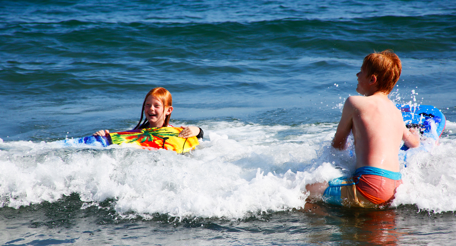 Bra bad mitt inne i Saintes-Maries-de-la-Mer.