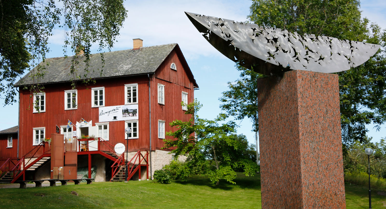 Café Bonaparte vid Dalslands Konstmuseum.