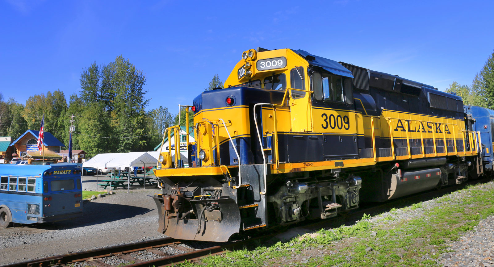 Alaskan Railroad erbjuder tågresor med stil.