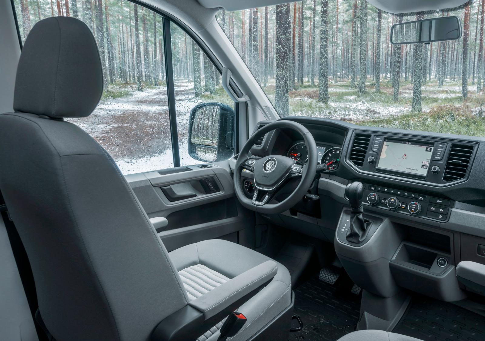Förarmiljön som tar husbilskörning till ny nivå. Jämförbar med nya MB Sprinter.