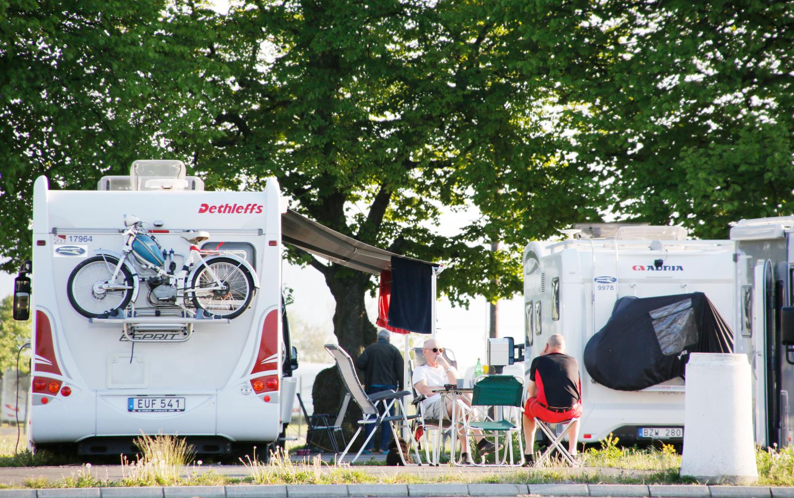 Ställplatsen i Gränna.
