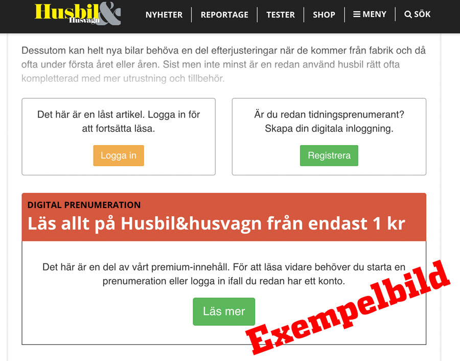 Så skapar du ditt Premium-konto