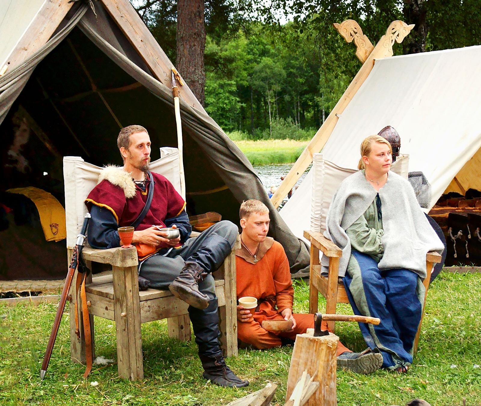 Nysäters vikingating är en årlig begivenhet sista helgen i juli.