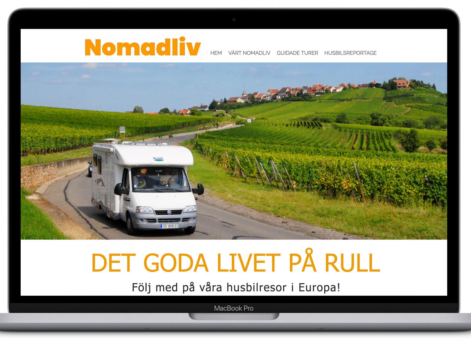 www.nomadliv.se är Jonilsons blogg. Är snarare en reportagesajt än frekvent blogg. Ett skyltfönster för guidade husbilsturer som arrangeras i samarbete med Husbil & Husvagn.