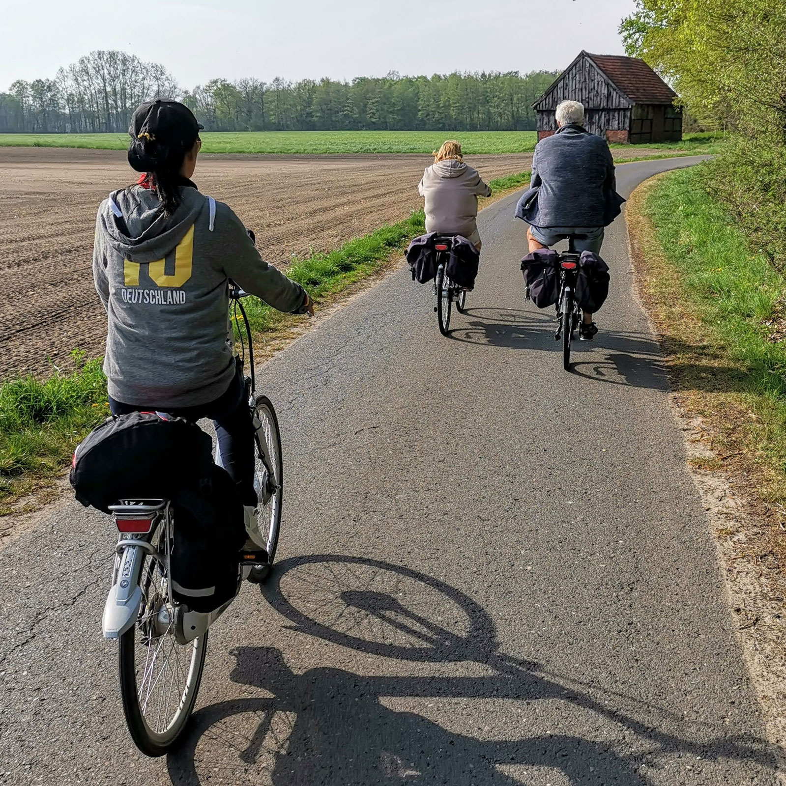 Rätt snart lämnar vi Holland och kommer in i Tyskland.