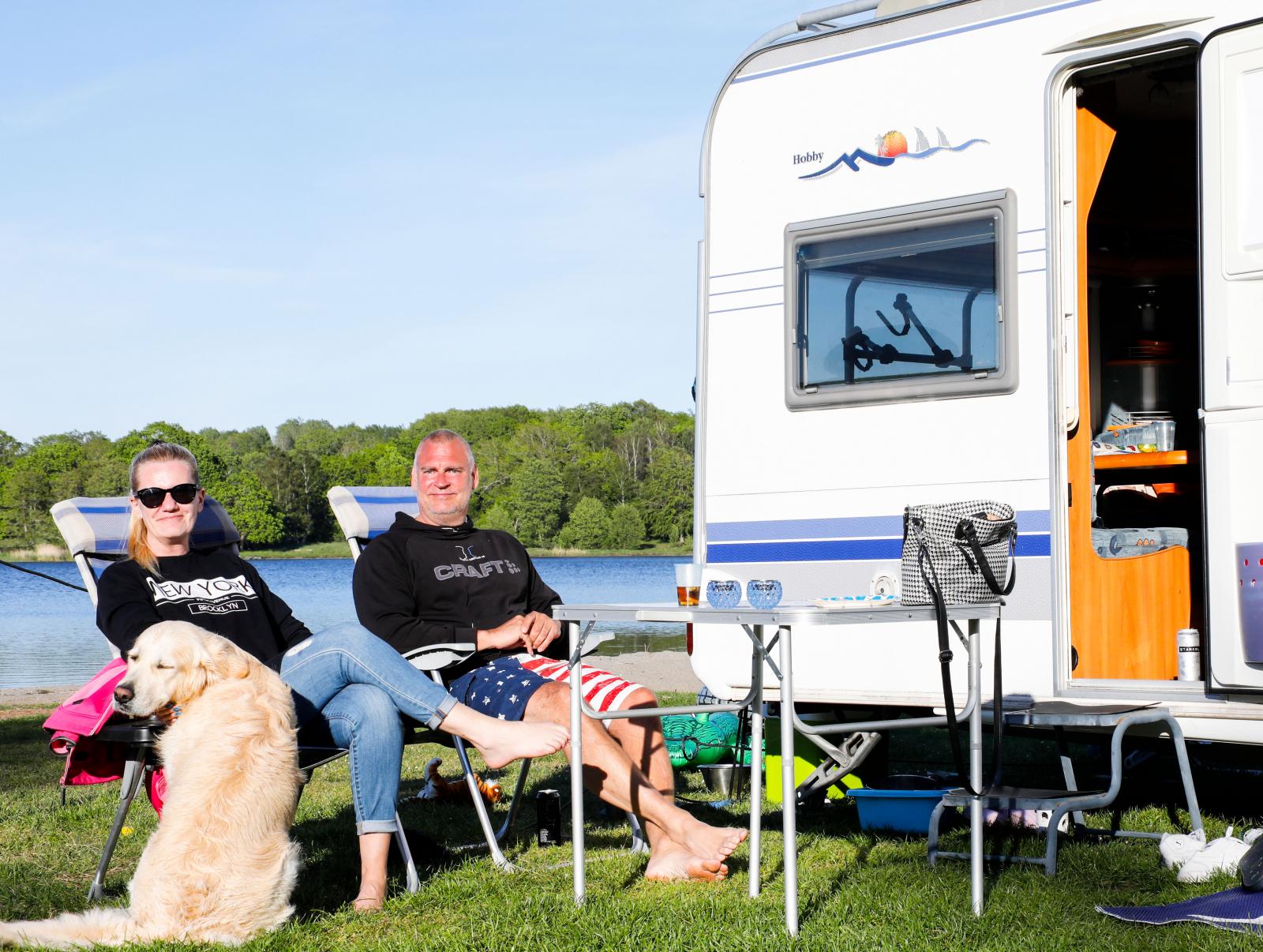 Trivsamt på Ronneby havscamping.