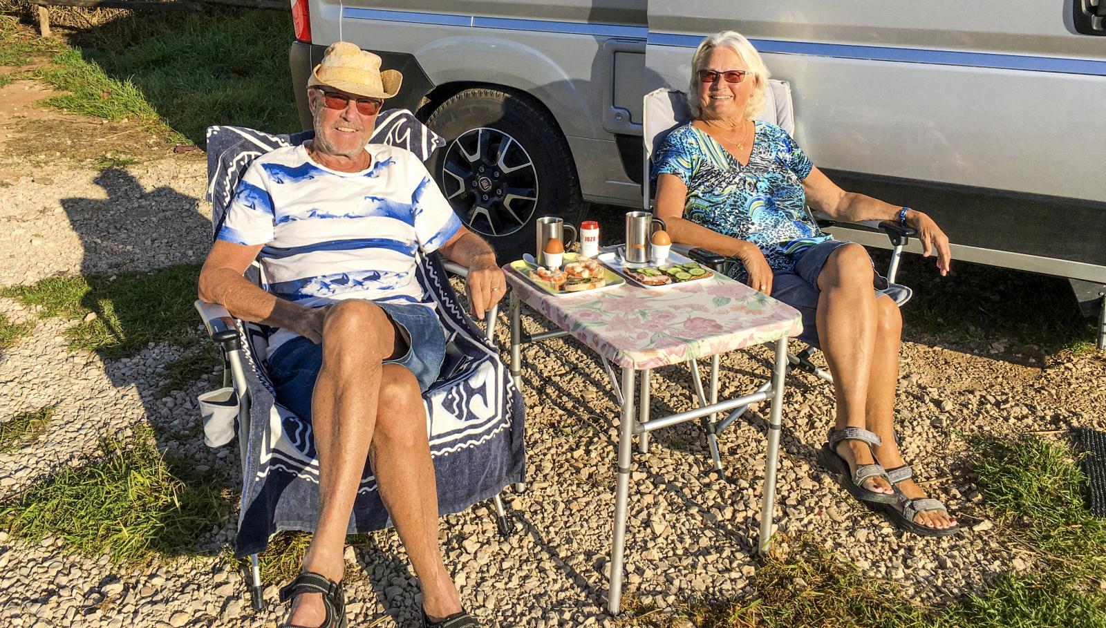 Bosse & Berit på "vinterförvaring" i Portugal.