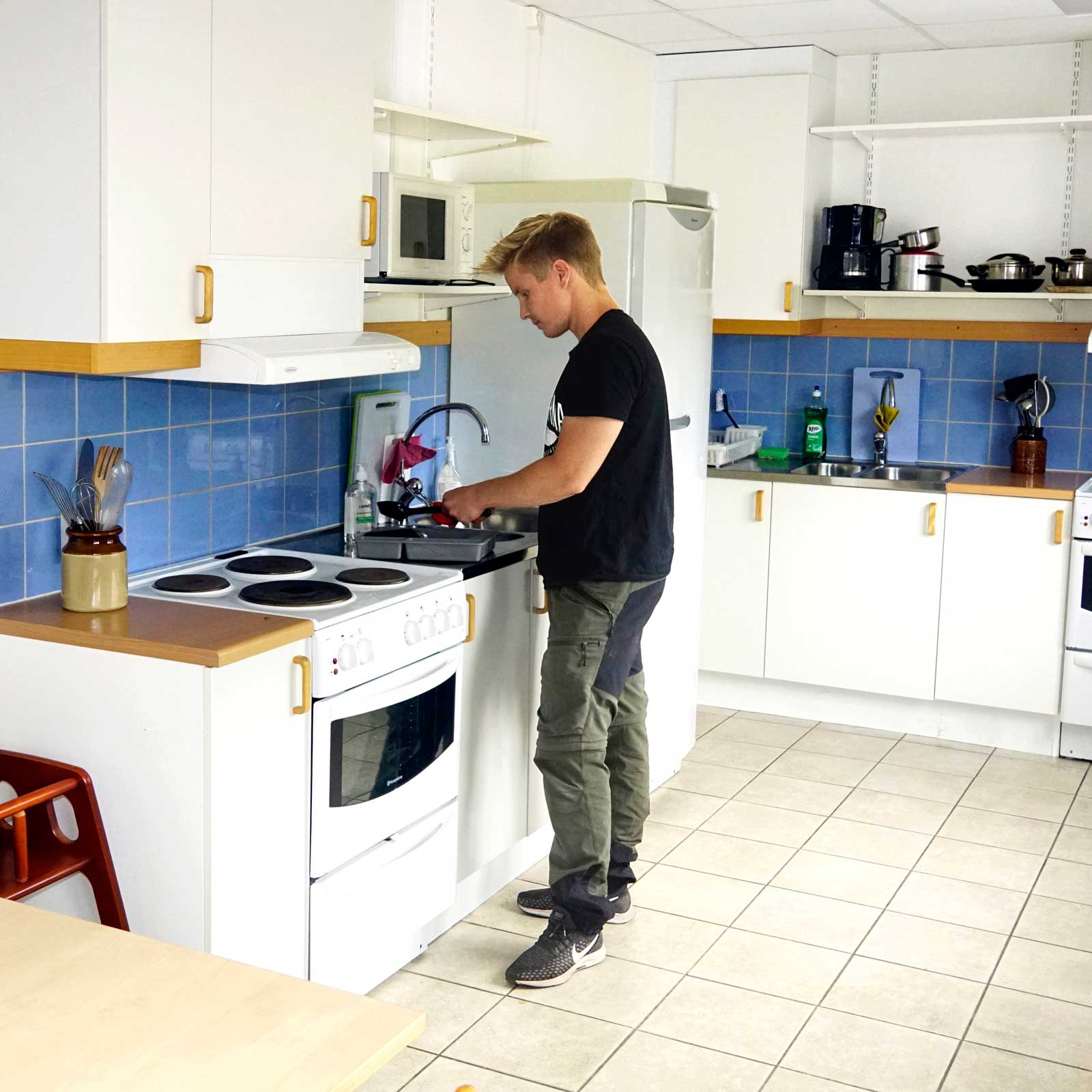 Fräscht och välordnat i köket…