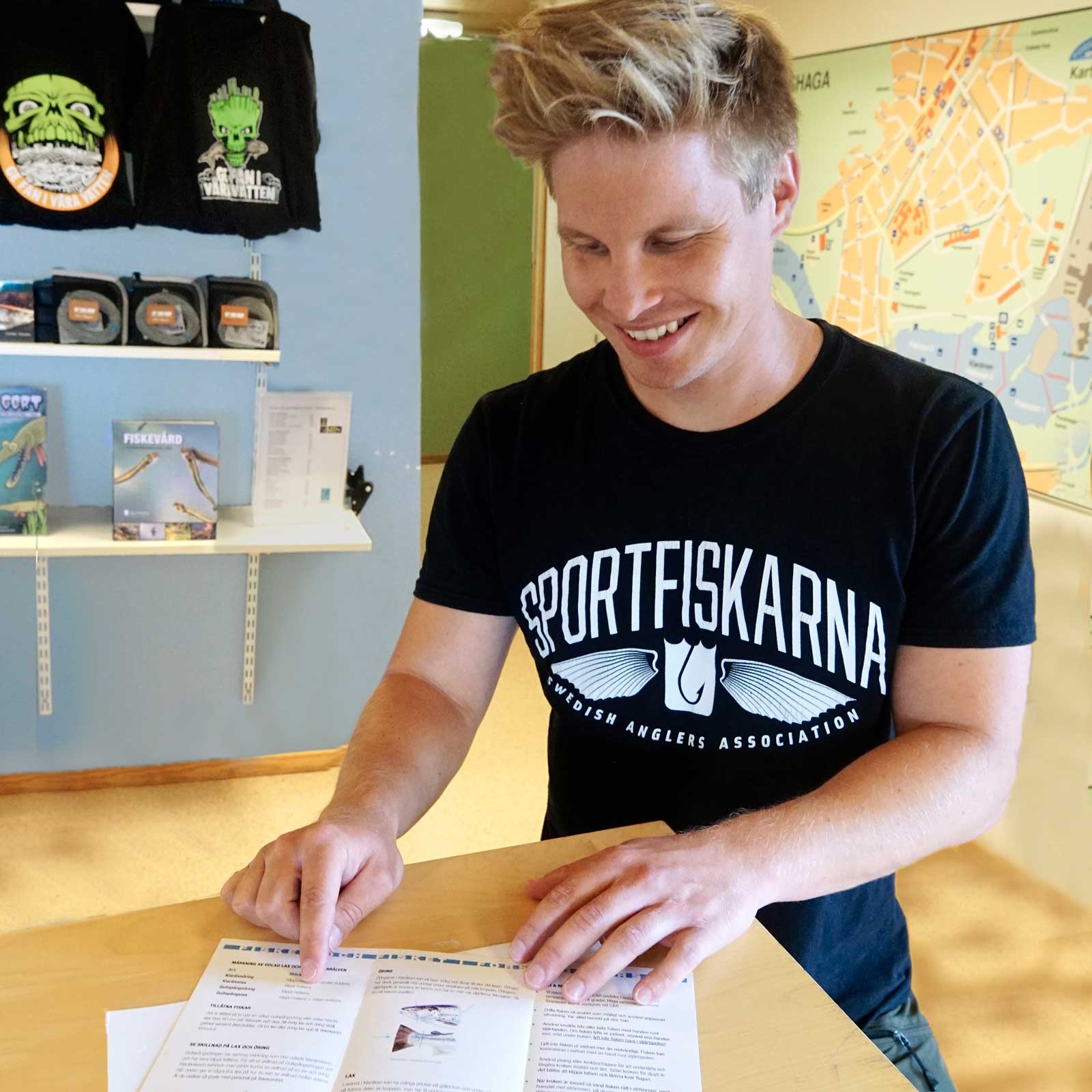 Receptionen är bemannad dagligen och året runt.