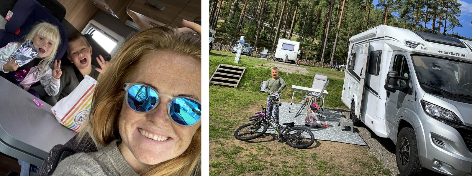 Möt äventyrsfamiljen som campar året om!
