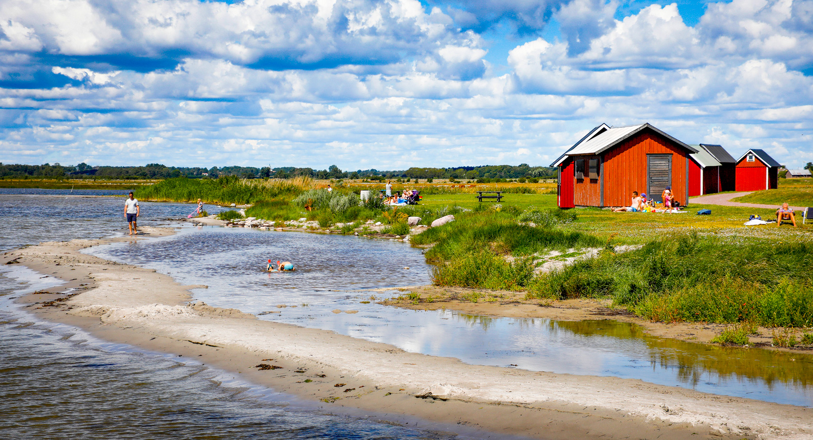 Stillsamma bad vid Kapelludden på Östra Öland.