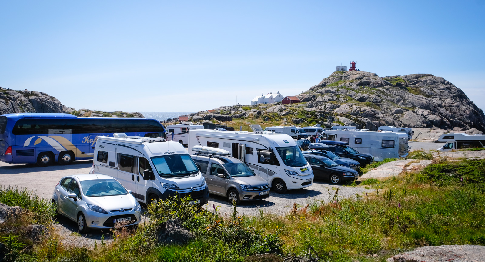 Såsom för många på norsk pilgrimsresa blev det ett stopp vid Norges sydligaste punkt.