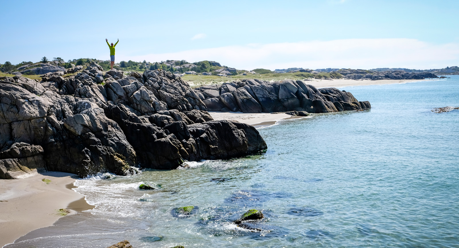 Den som vill ha en privat egen strand behöver inte leta länge.