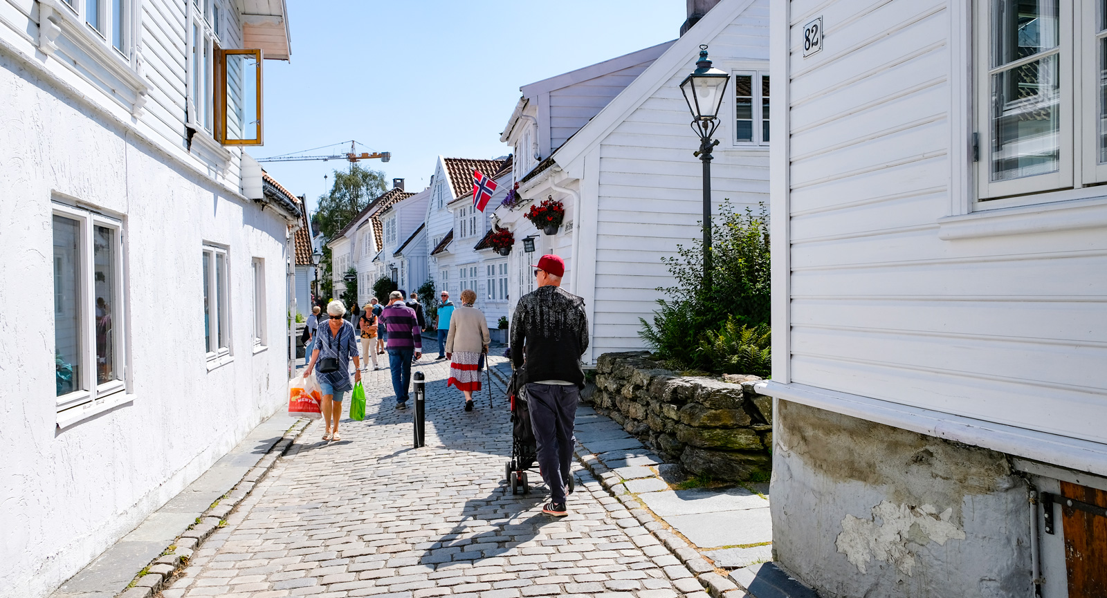Kullerstensgatorna i stora delar av gamla Stavanger.