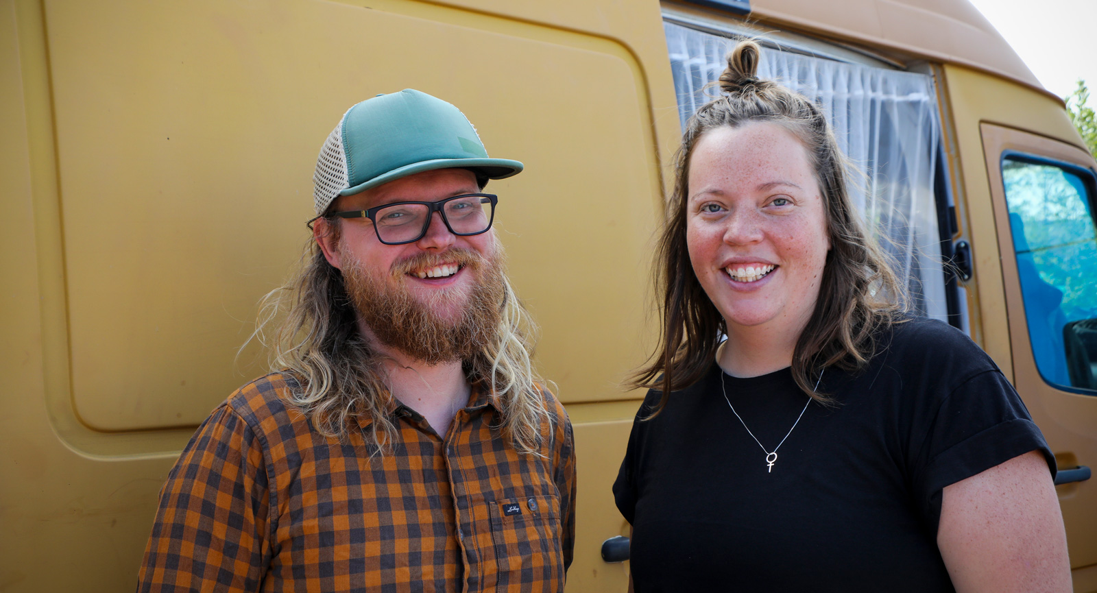 Carl och Bella Waite, grundare av Vanlife Sverige gruppen.