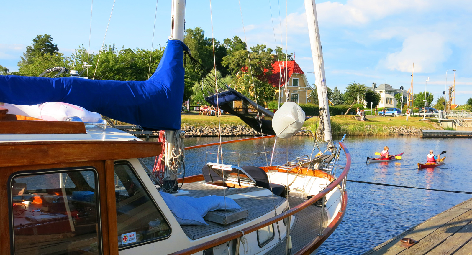 Tröttnar man någonsin på att kolla in vatten och båtliv? Nä!