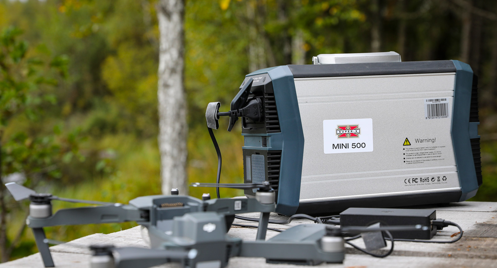 Test av kraftfulla powerstations – räddning vid fricamping