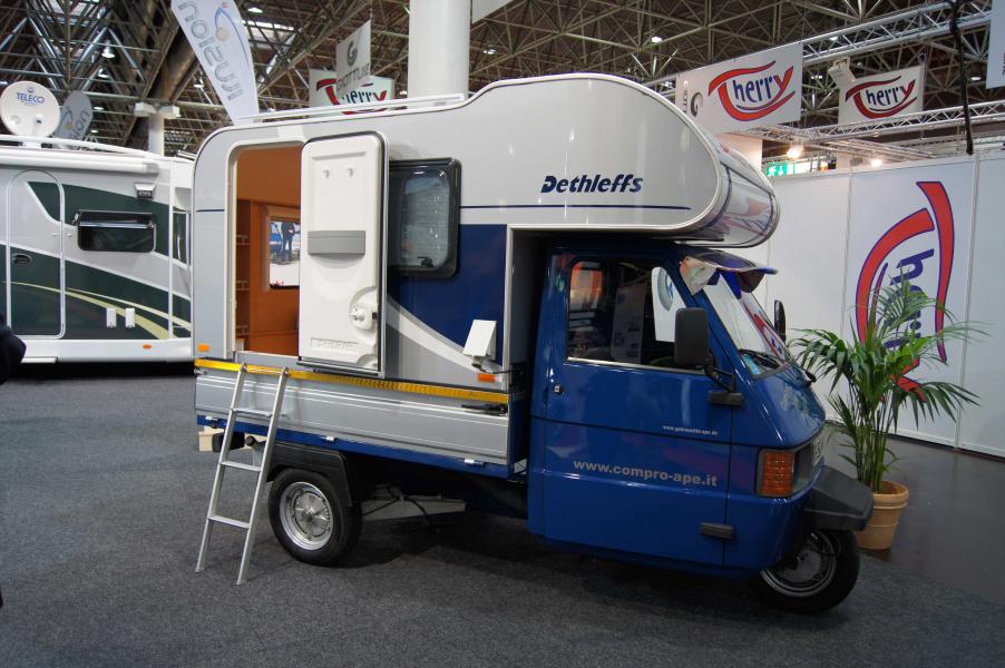 Piaggio Ape + Dethleffs = minihusbil