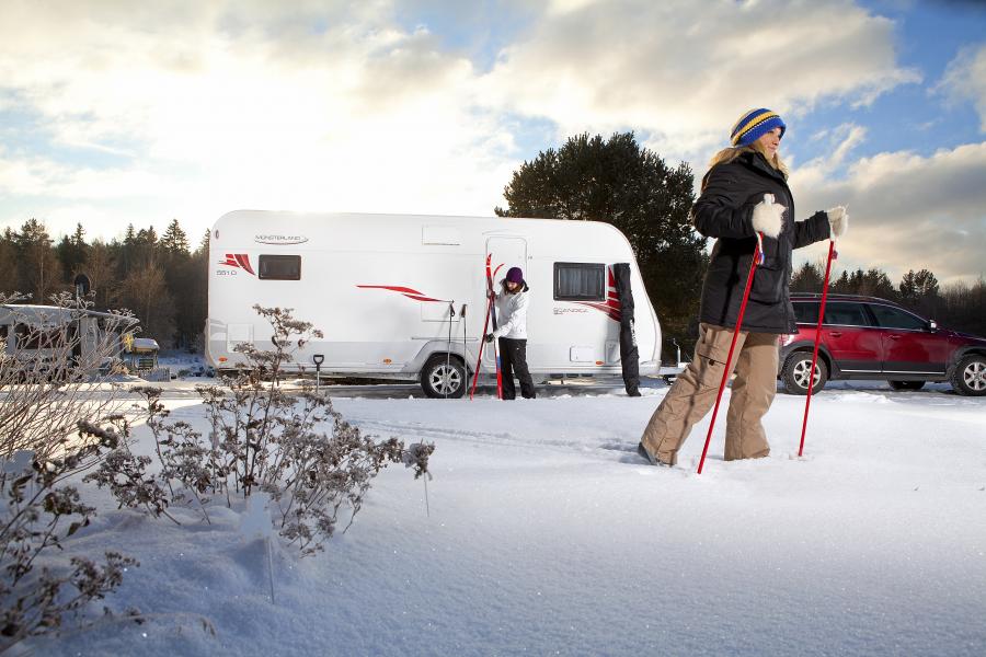 Campingar nära skidanläggningar – hela listan!
