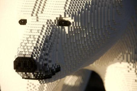 Isbjörnar och pingviner på Legoland