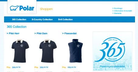 Polar lanserar webbshop