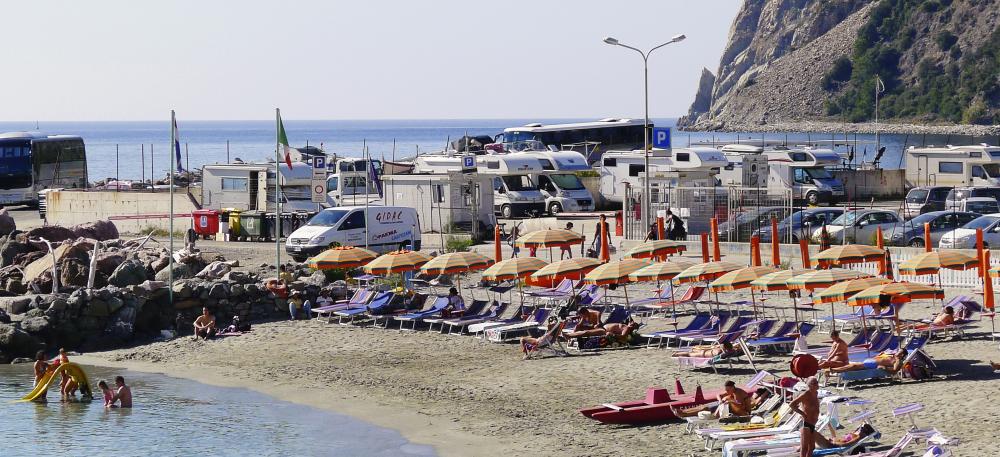 Med husbil i Italien