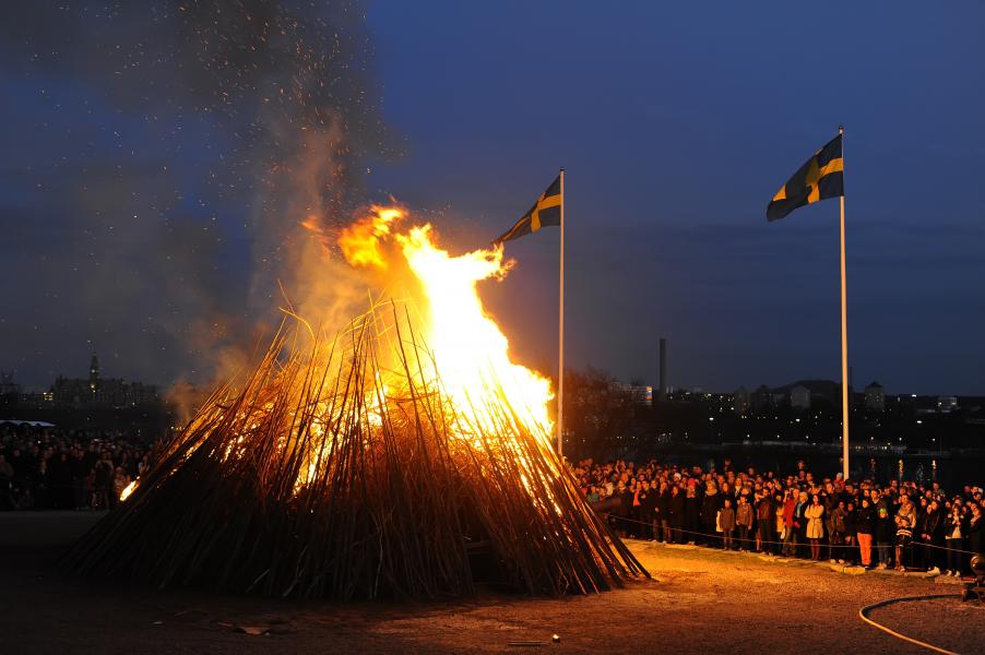 Valborgsfirande på Skansen