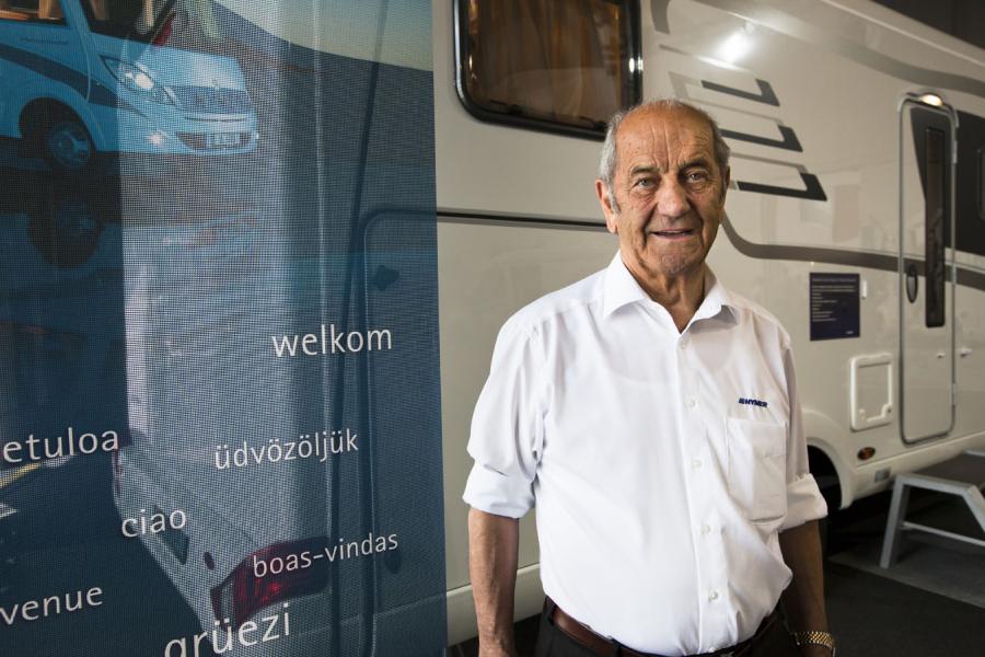 Erwin Hymer har gått bort