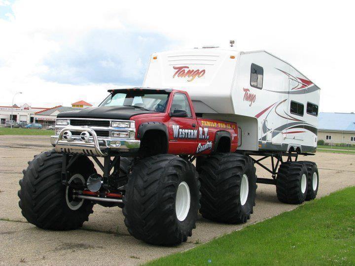 Monstruös husvagn