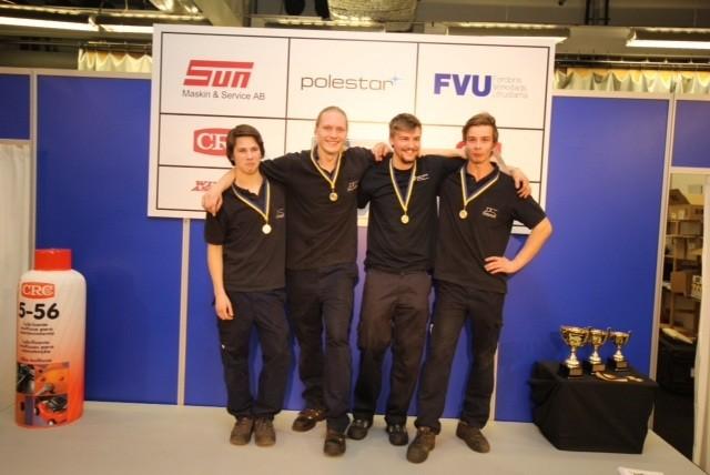 Team Elof Lindälvs Gymnasium blir Årets Bilproffs