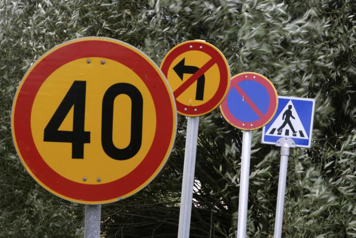 Flest kör för fort på 40-väg
