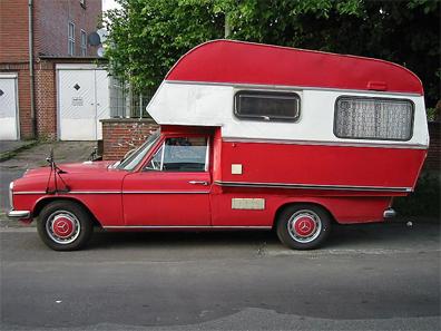 Mercedes husvagnscamper