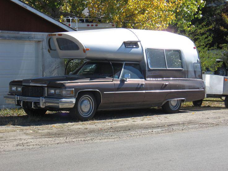 Fäst vid campern