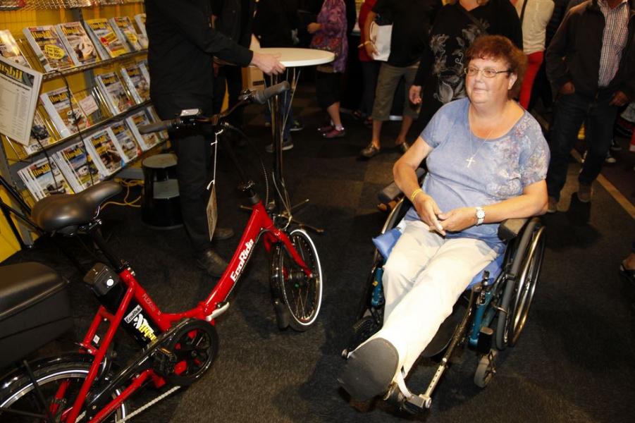 Lördagens vinnare av elcykeln