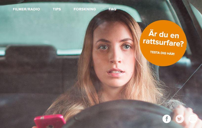 Kampanjen Sluta Rattsurfa startar