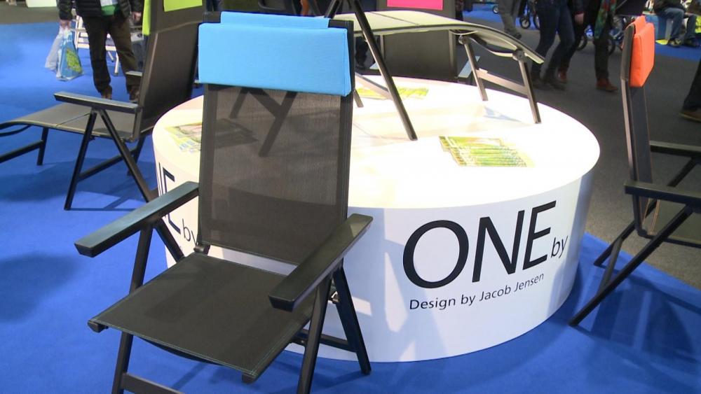 Designad stol till campingen