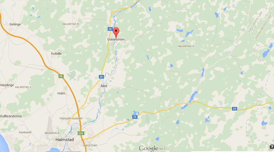 Ställplatser i Oskarström