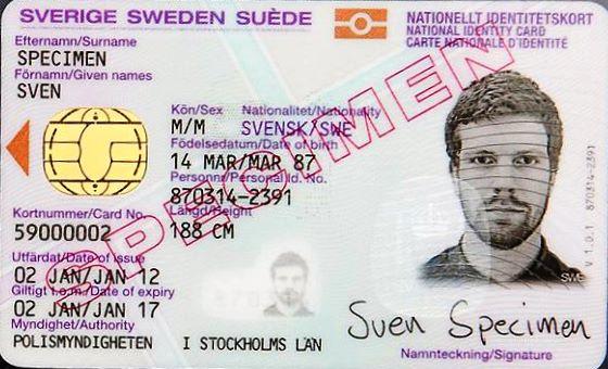 Nationellt Id Kort Istället För Pass
